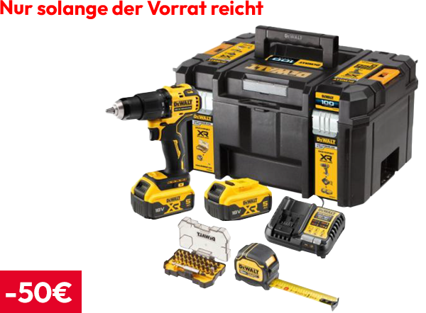 DEWALT Akku-Maschinen-Set im Black Week Deal kaufen