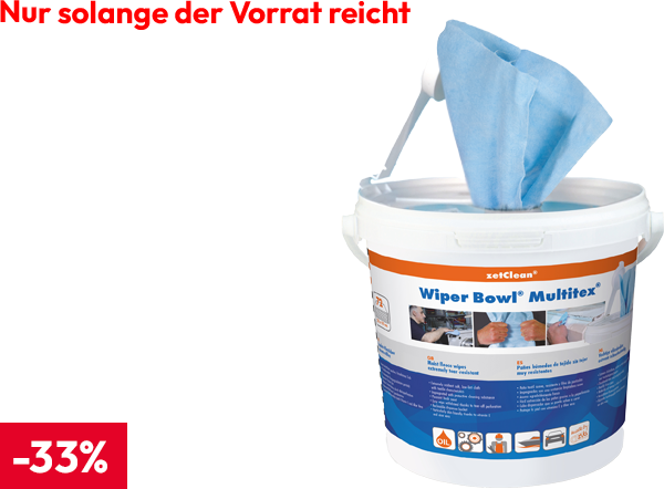 Wiper Bowl  Multitex im Spendereimer