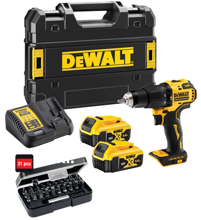 DeWalt Akku-Schlagbohrschrauber DCD 709 P2T gewinnen.