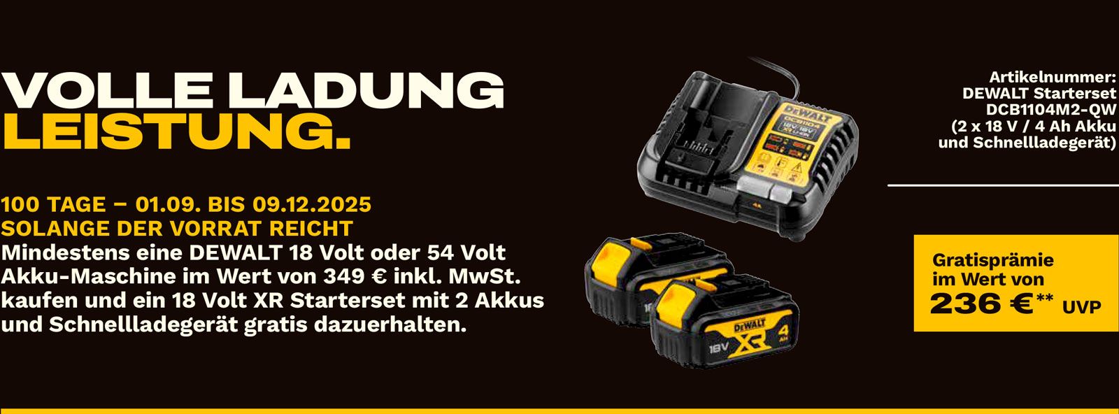 DEWALT Aktion bis Ende 2025 - 01