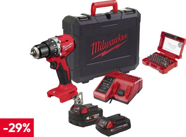 Milwaukee Aktionsset M18 BLPDRC 