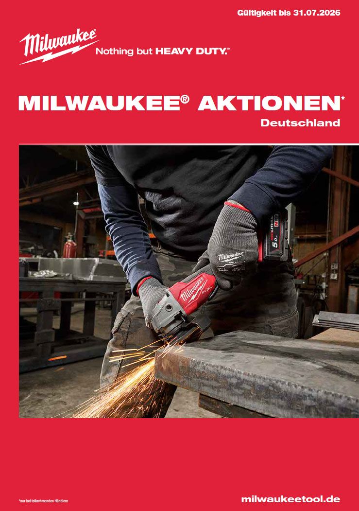 Milwaukee Aktionen Deutschland