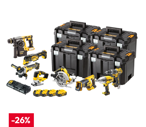 DCK856P4 DEWALT Akku-KomboPack