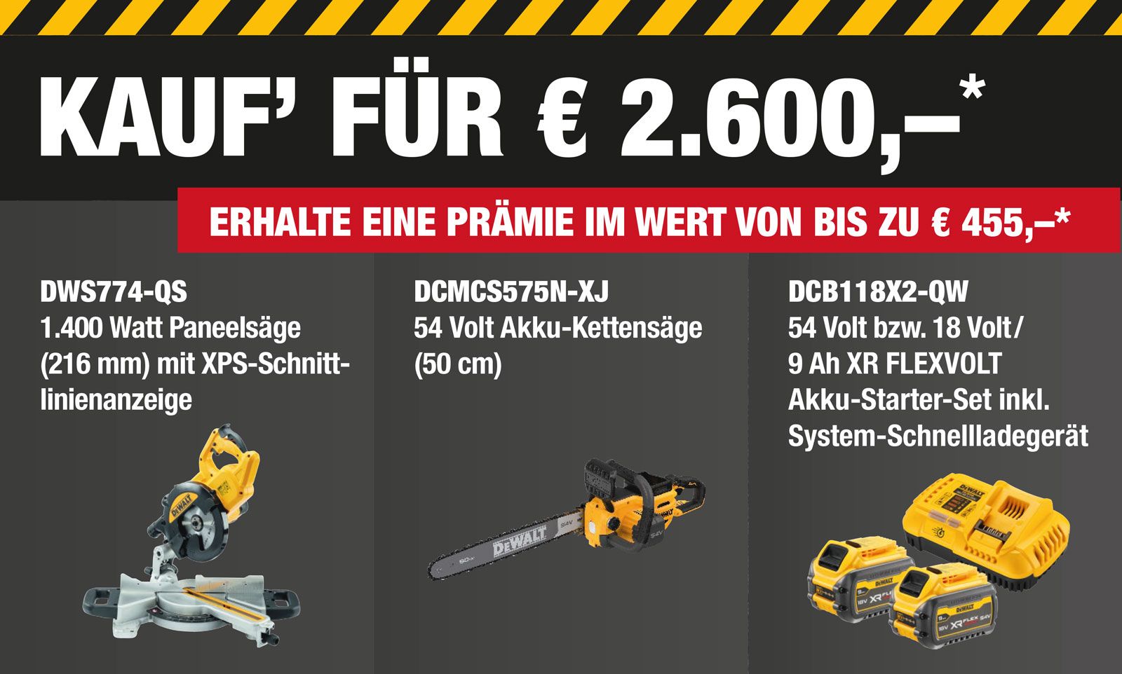 DEWALT TOUGH DAYS GRATIS PRÄMIEN - 4